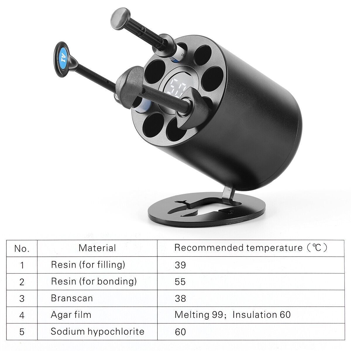 40-70℃ Dental Composite Resin Material Heaters Resin Adjustable Soften Warmer