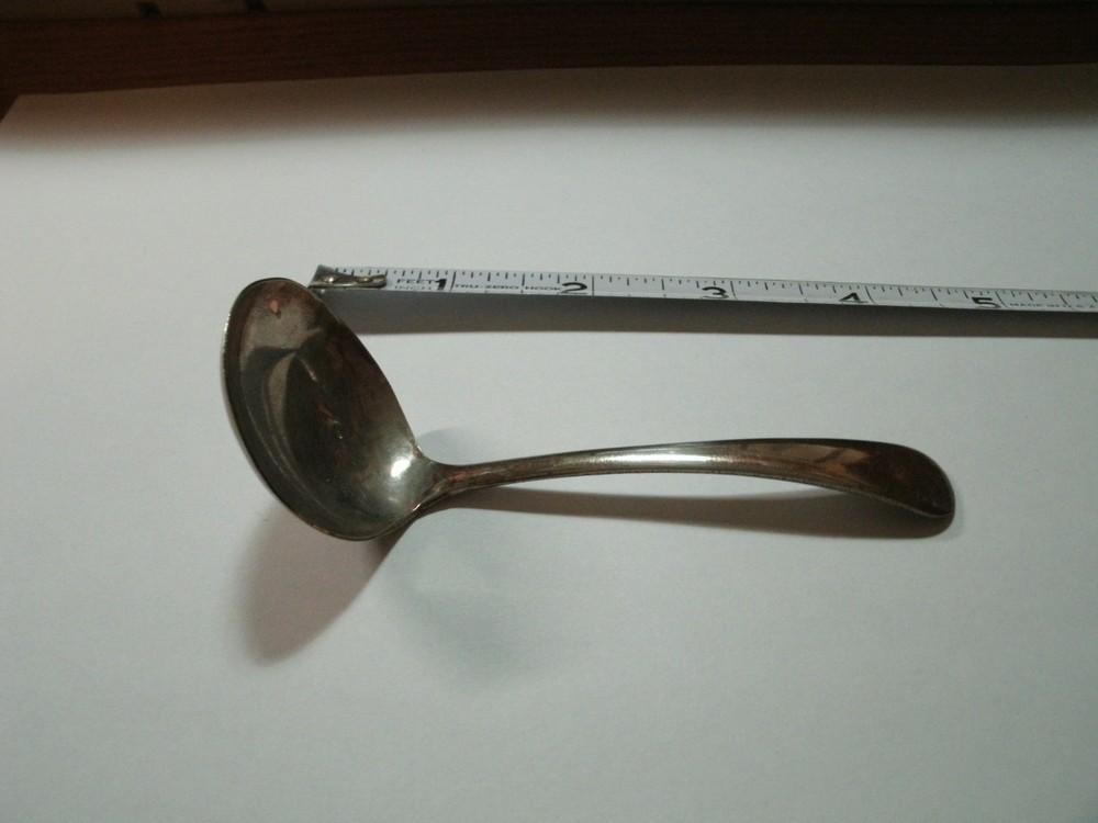 Vintage Silverplate England Serving Spoon Ladle 4"