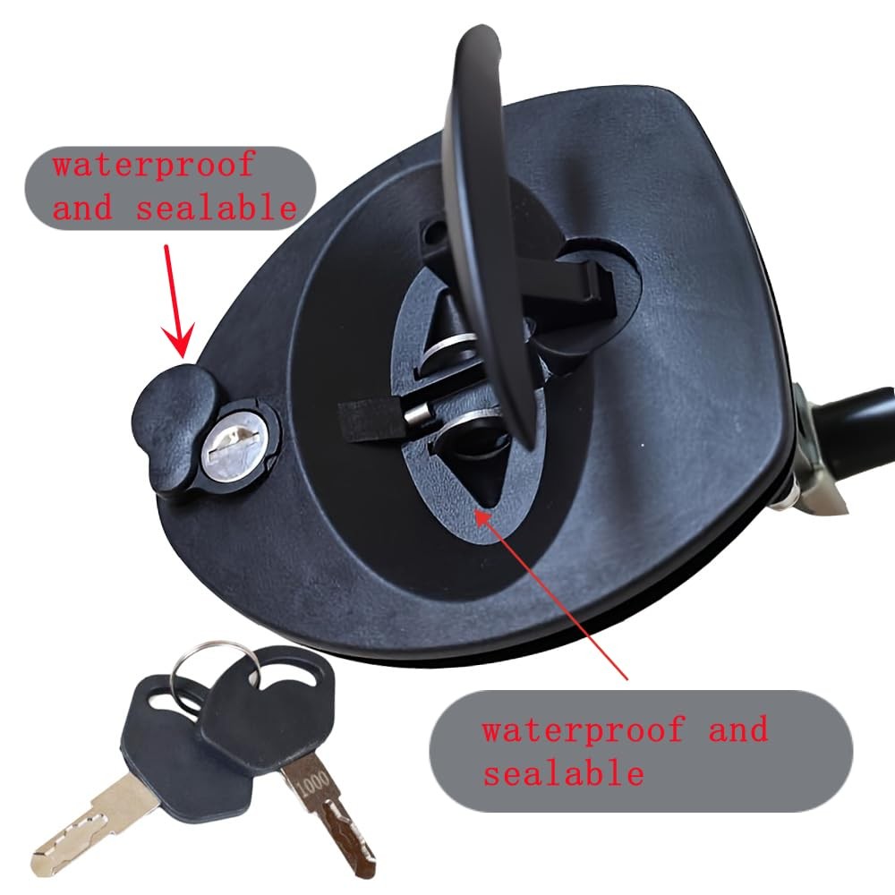 Single Point Compression Latch T Handle Folding Design 2 Keys Truck Tool Box