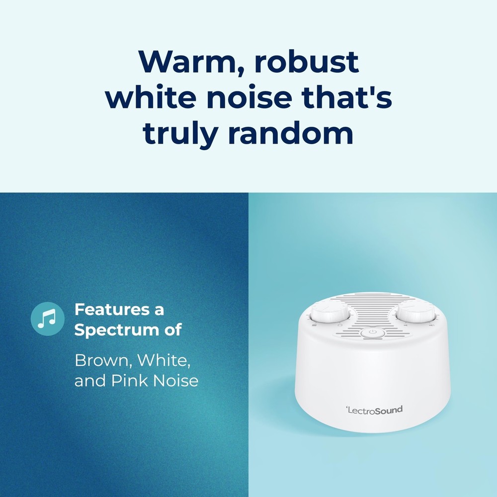 Adaptive Sound Technologies LectroSound - Noise Machine for Optimal Sleep Env...