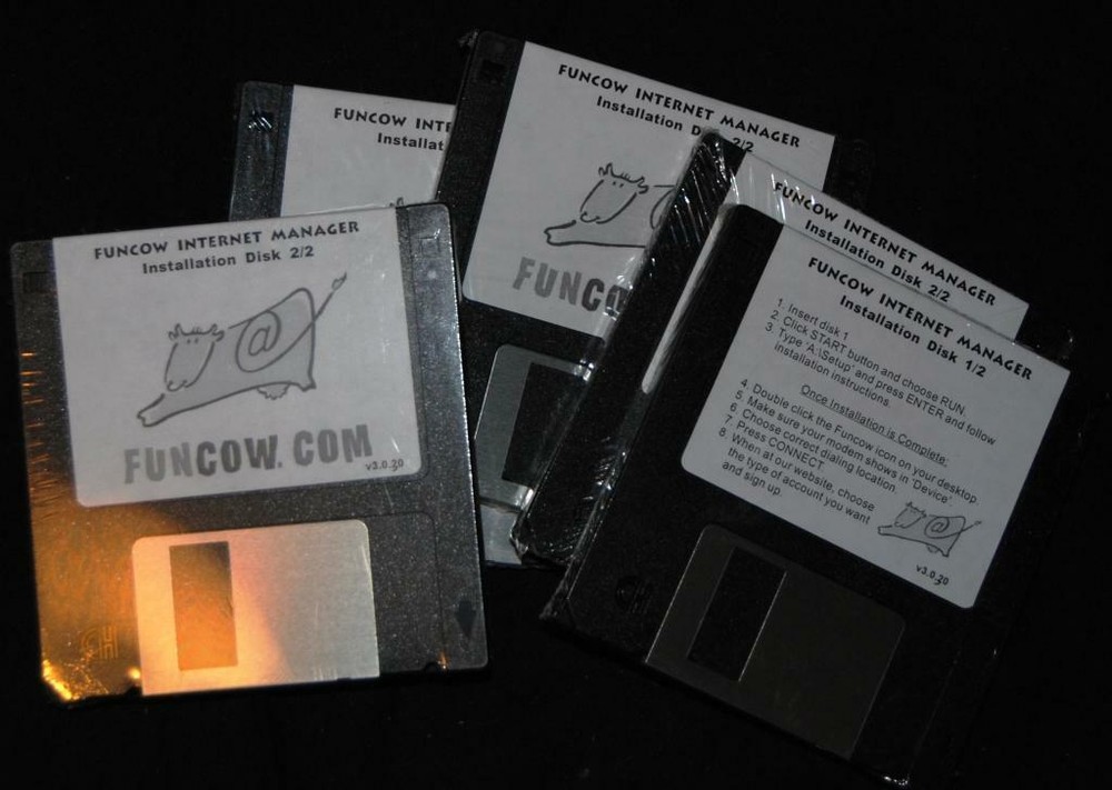 Used floppy disk 3,5 " inches disquette