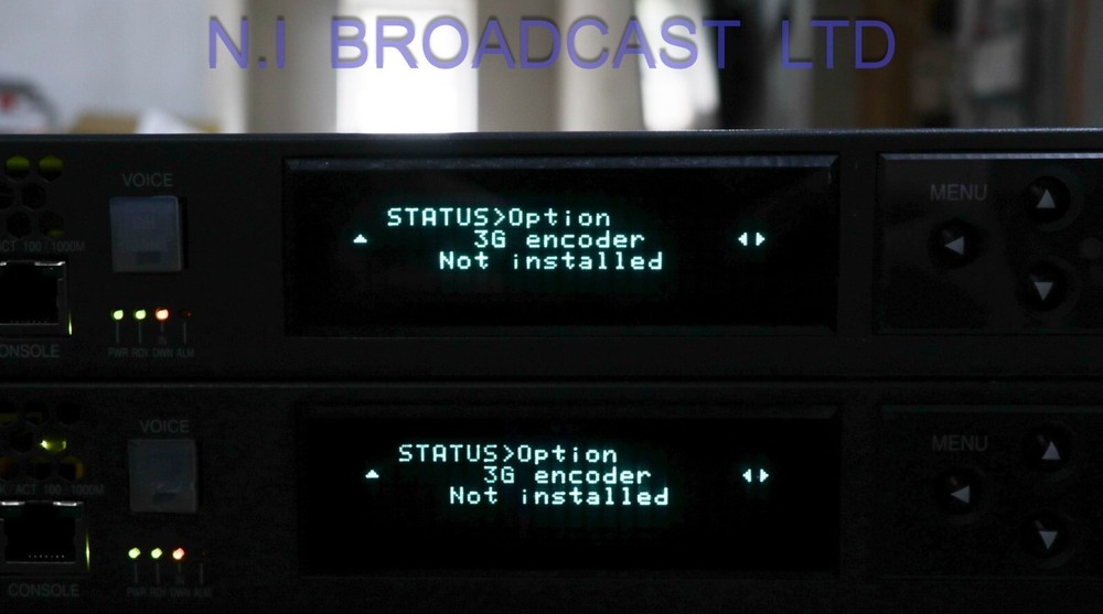 Fujitsu ip-9610 dual encoder (2x encoder cards installed, HDSDI h.264 etc)