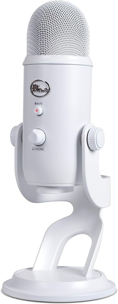 Logitech Creators Blue Yeti USB Microphone for Gaming, Streaming White DEFECT