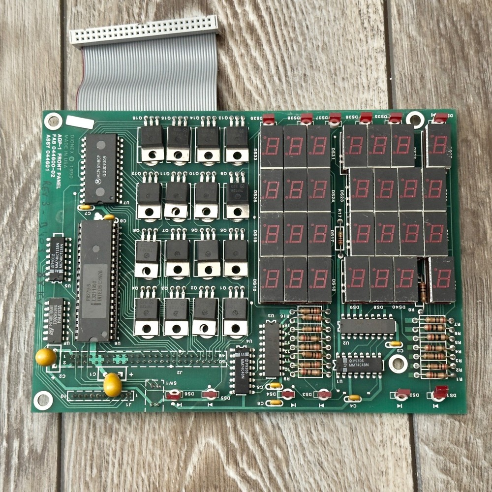 Dionex AGP-1 Gradient Pump Front Panel Display Circuit Board Tested Working