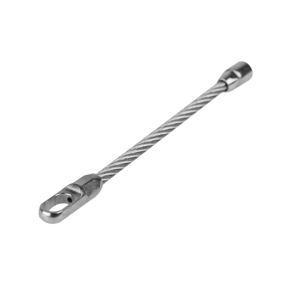 InstallMates™ Leader Attachment for Flex Wire and Cable Retrieving Rods (Silver)