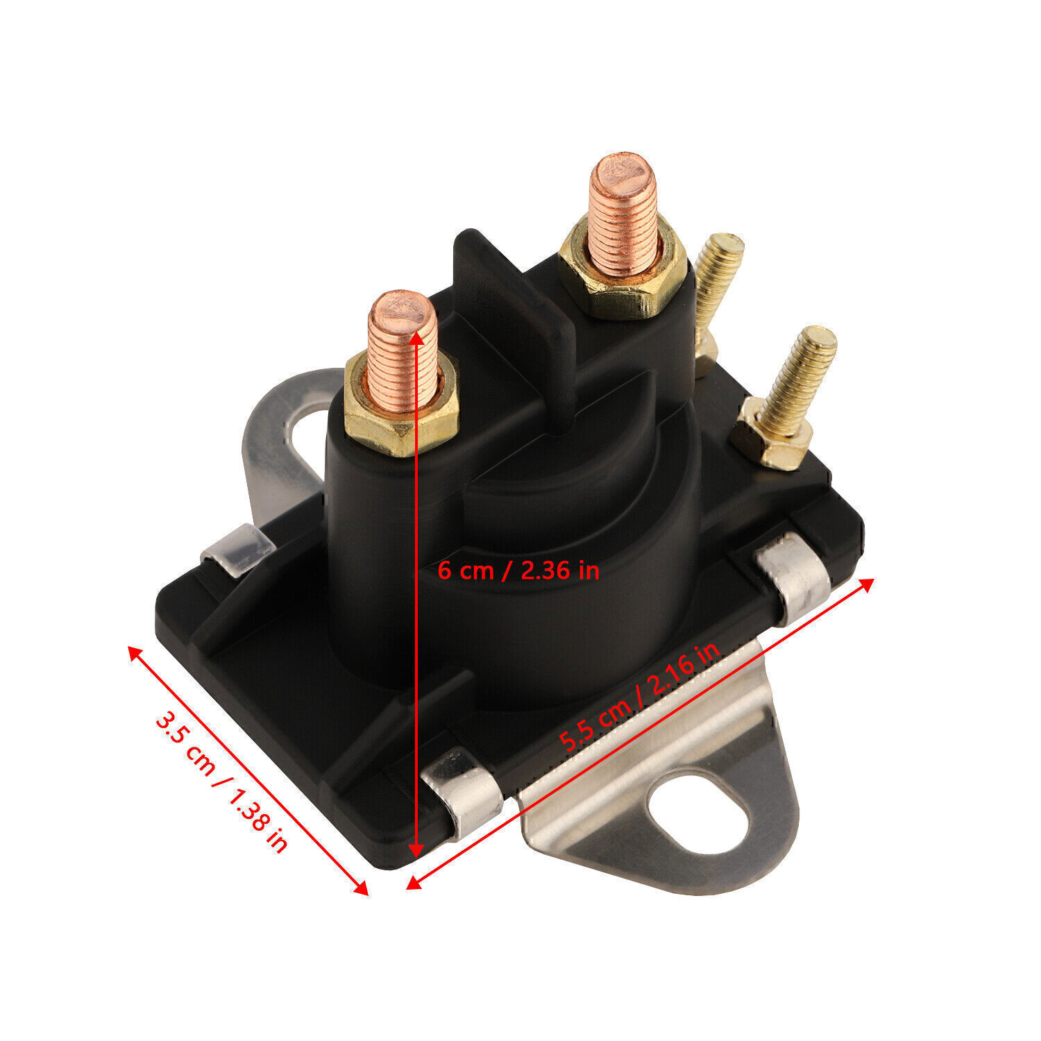 2PACK Marine Starter Tilt Trim Pump Relay Solenoid For Mercruiser 12V 89-96158T
