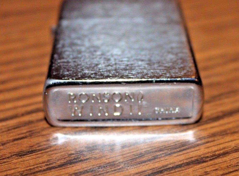LIGHTER RONSON WIND 2 CHROME PLATED LIGHTER