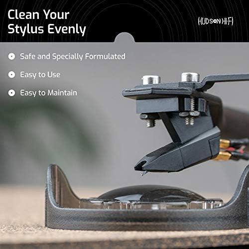 Turntable stylus cleaner gel anti static