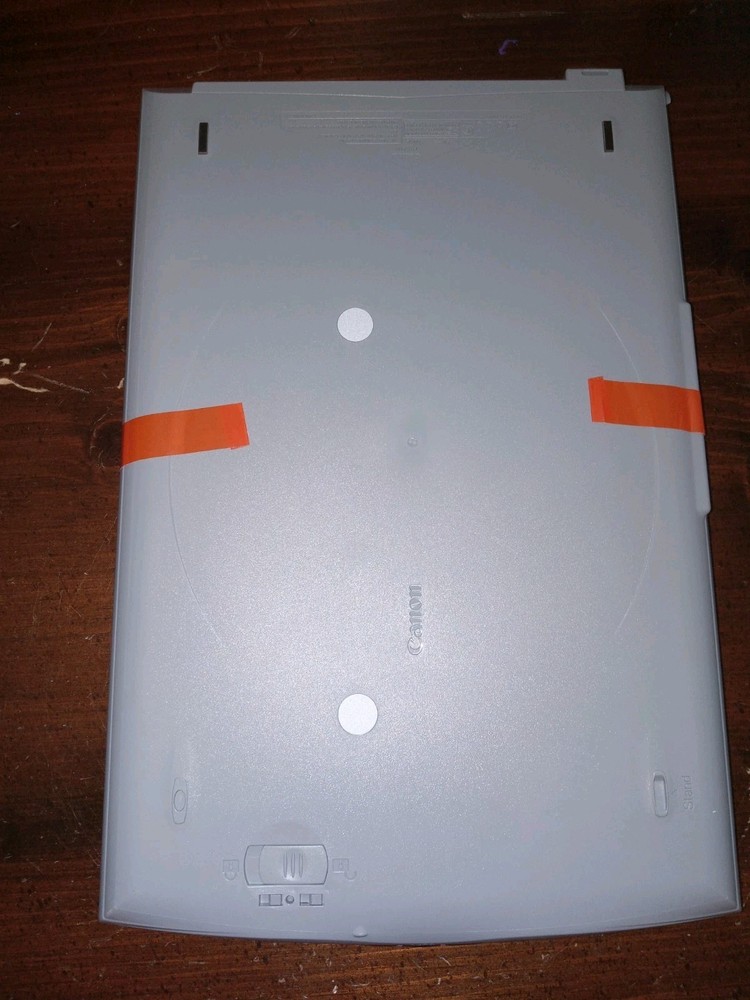 CANON "CanoScan LiDe 20" USB Flatbed Scanner • Cord • Stand • Disc *UNTESTED*