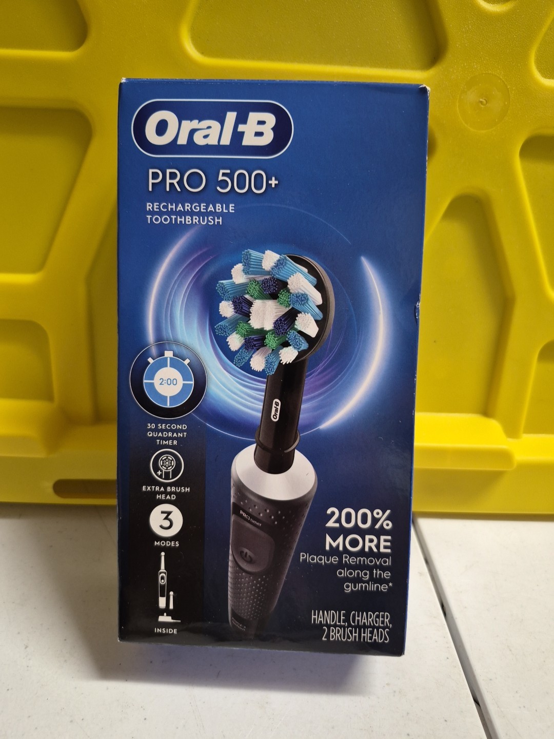 Oral-B Pro 500+ Rechargeable Toothbrush - Black