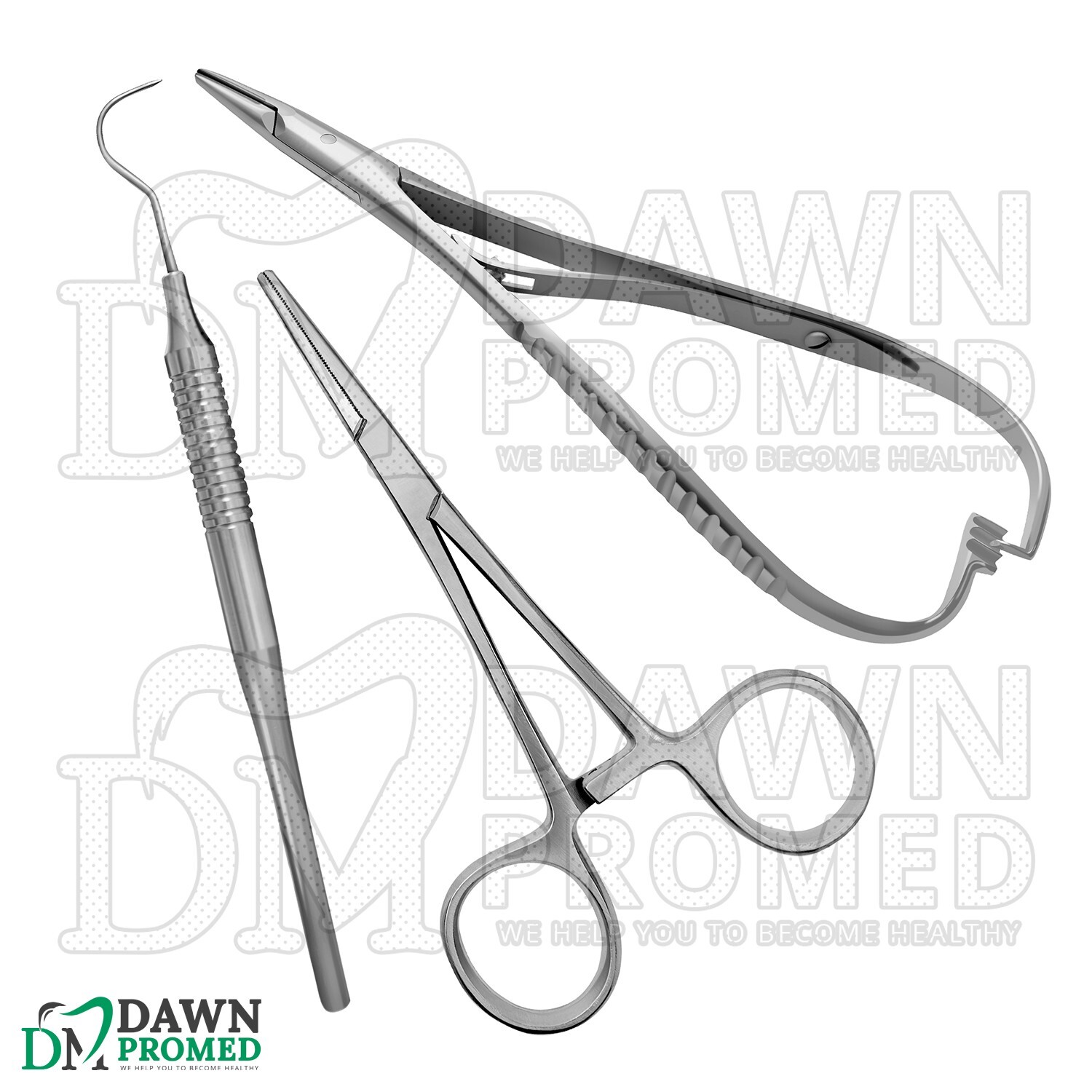 3 Pcs Dental Braces Removal Kit Orthodontic Instruments Set German Grade