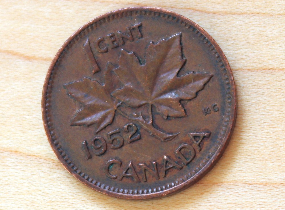 1952 Canada 1 Cent George VI