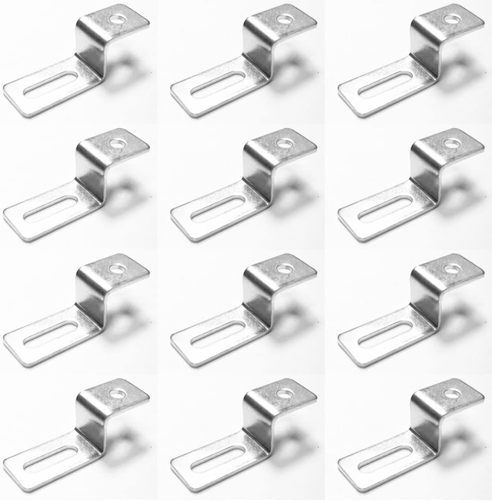 (12 Pack) 1/2" Offset Clips with Adjustable Leg