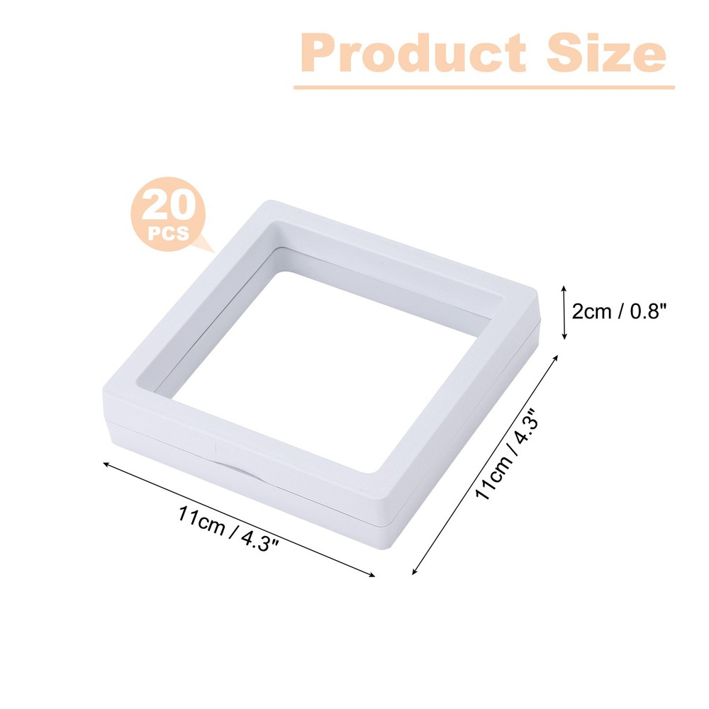 20 Pcs Press on Nail Storage Box Packaging Box, Red