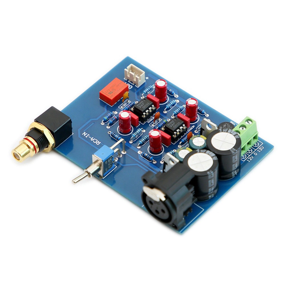 1pc Balanced Unbalanced Input to Balanced Output Card （Mono）