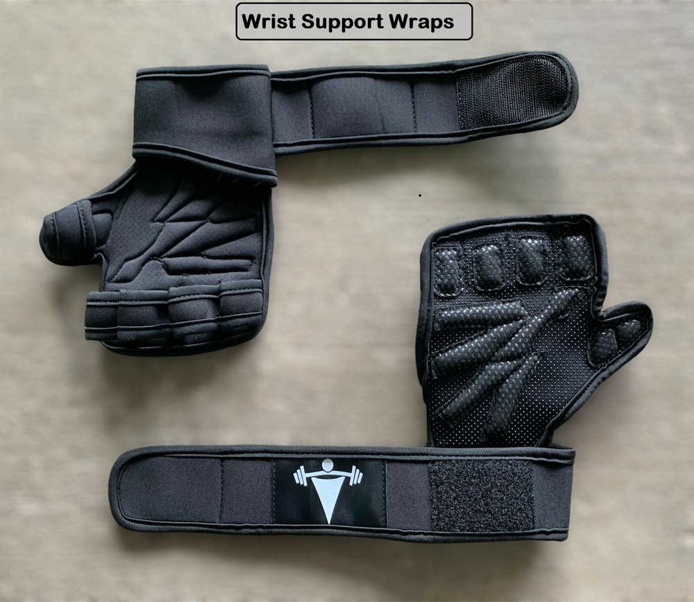 Gloves For Crossfit Gym Training Lifting Palm Protector Pull Ups Wrist Support