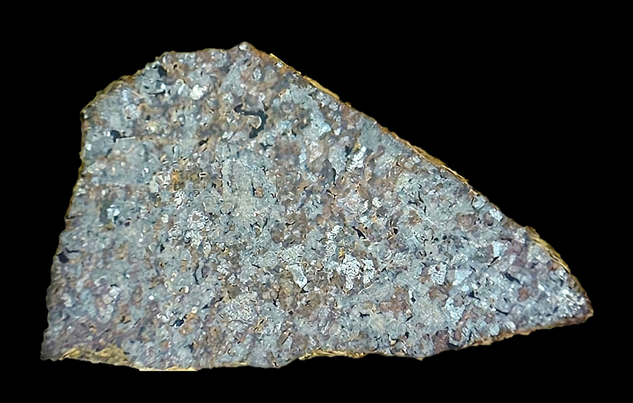 NWA 11639 ~ Achondrite Ureilite Slice ~ Graphite / Diamond Aggregates ~ 5.61 g