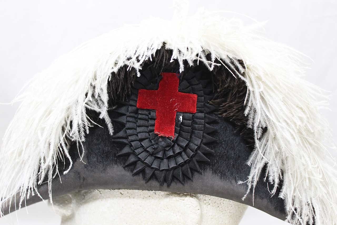 US Fore & Aft Cap Knight Templar Ceremonial Hat . HU1283