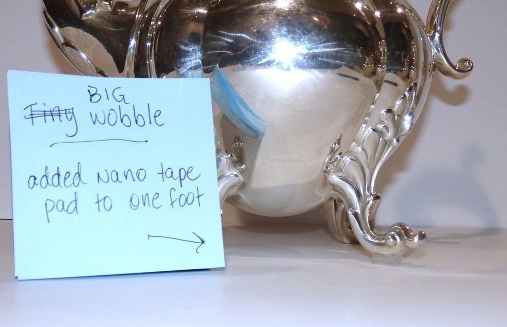 Reed & Barton SilverPlated WINTHROP PUMPKIN COFFEE TEA SET #1795 w Flaws--- READ