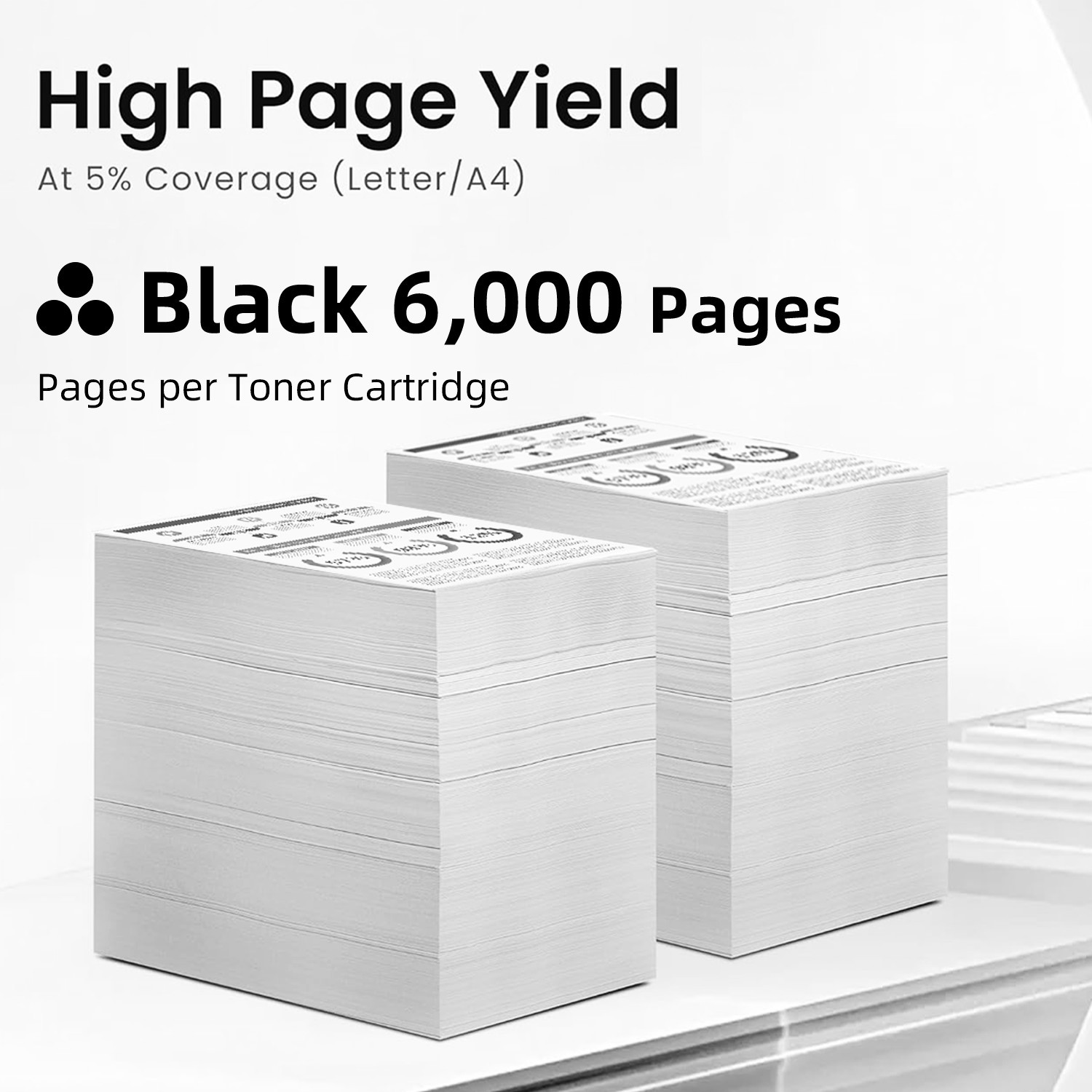 56F1000 Toner Cartridge Compatible for Lexmark MS321 MS421 MS521 MS621 MS622