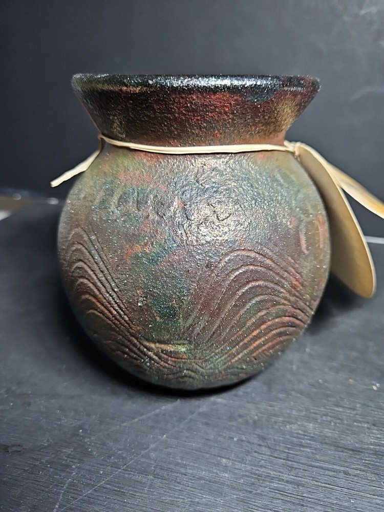 Robert Parrish Raku Vase