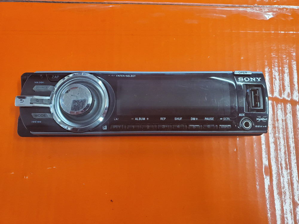 Sony CDX GT640UI   Faceplate