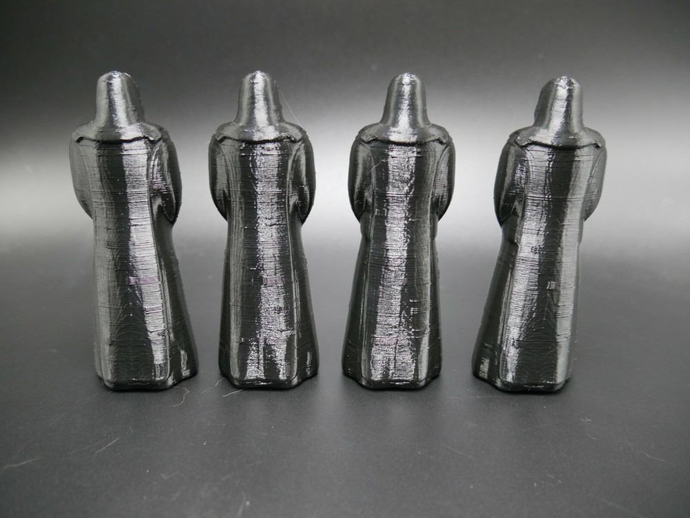 Tabletop Terrain Crypt Dark Priest Statues four total