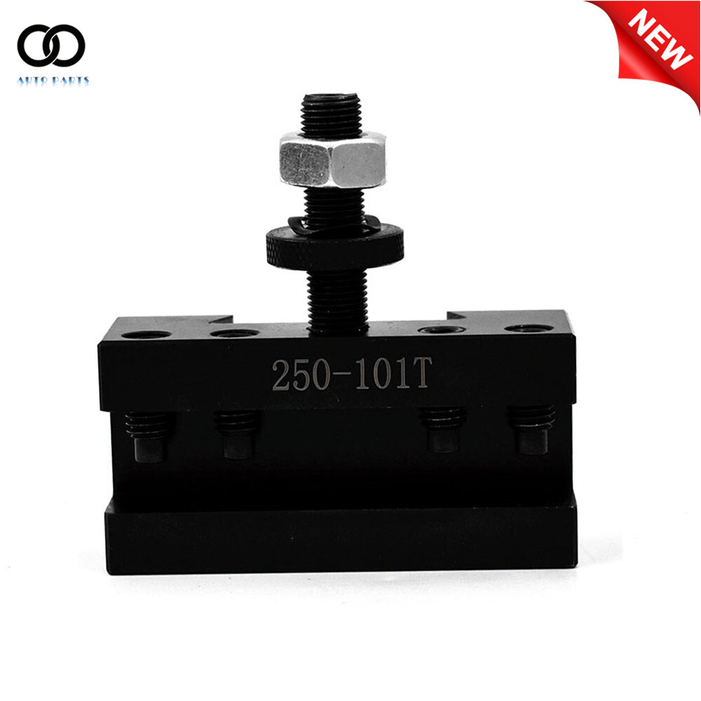 Piston Type Tool Post Tool Holder Set AXA 250-100 for Lathe 6 - 12" 2Pcs