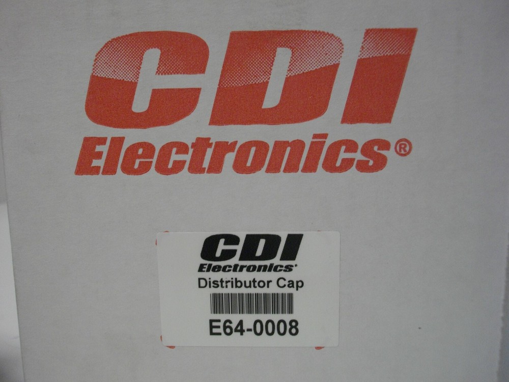 CDI Electronics V-8 distributor cap E64-0008 Mercruiser 393-4988T2