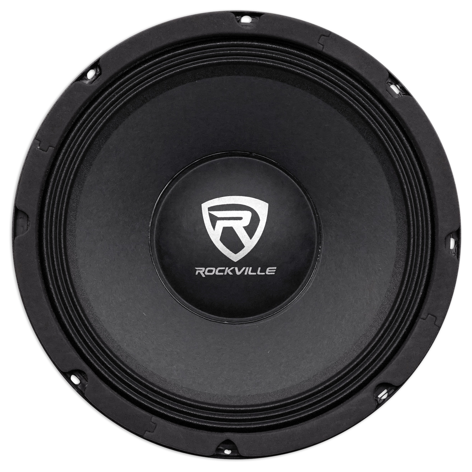2) Rockville RM104PRO 10" 1200 Watt 4-Ohm SPL Car Midrange Mid-Bass Pro Speakers