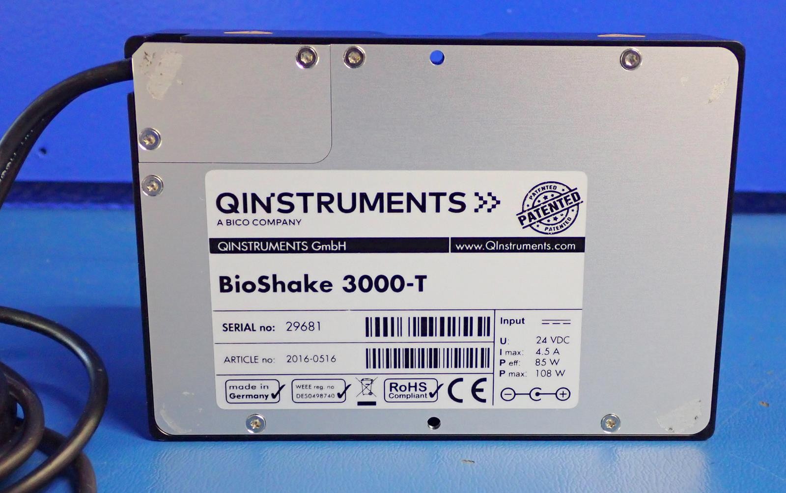 QINSTRUMENTS BIOSHAKE 3000-T | Lot of 4x | P&R