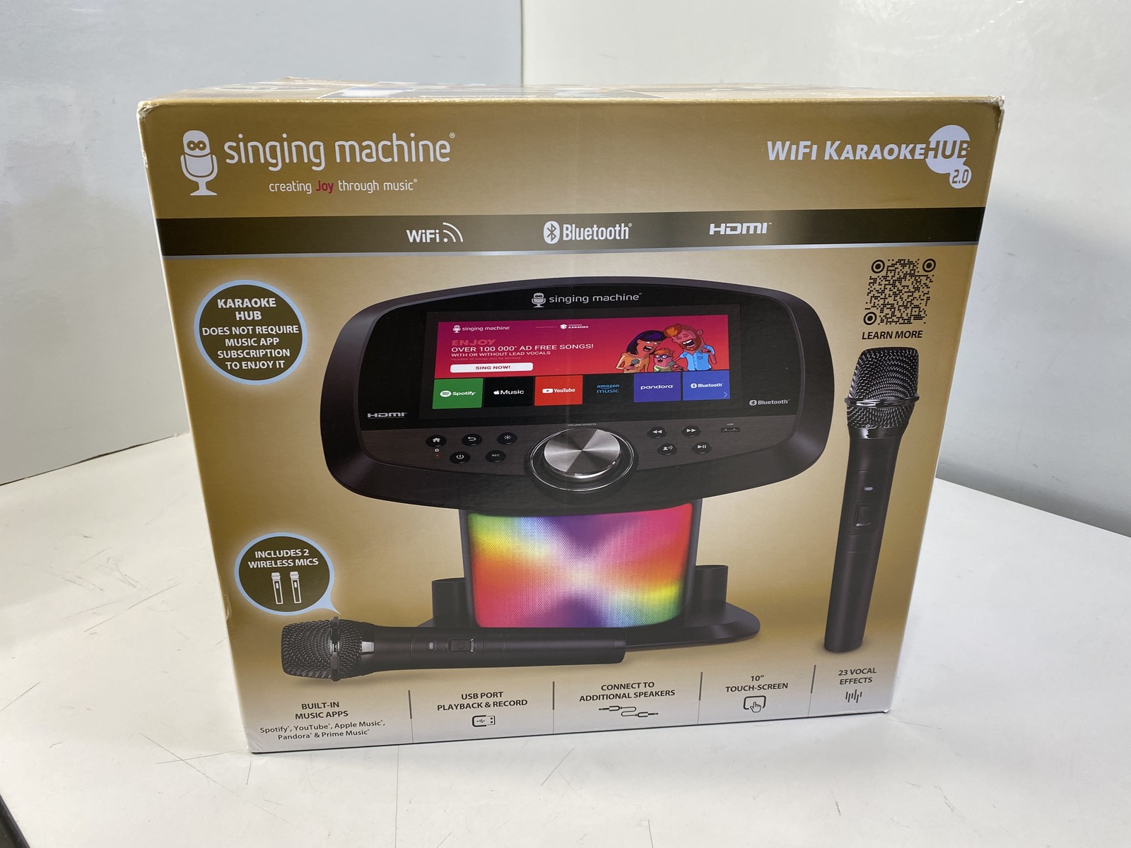 Singing Machine WiFi Karaoke Hub 2.0 Black ISM9015