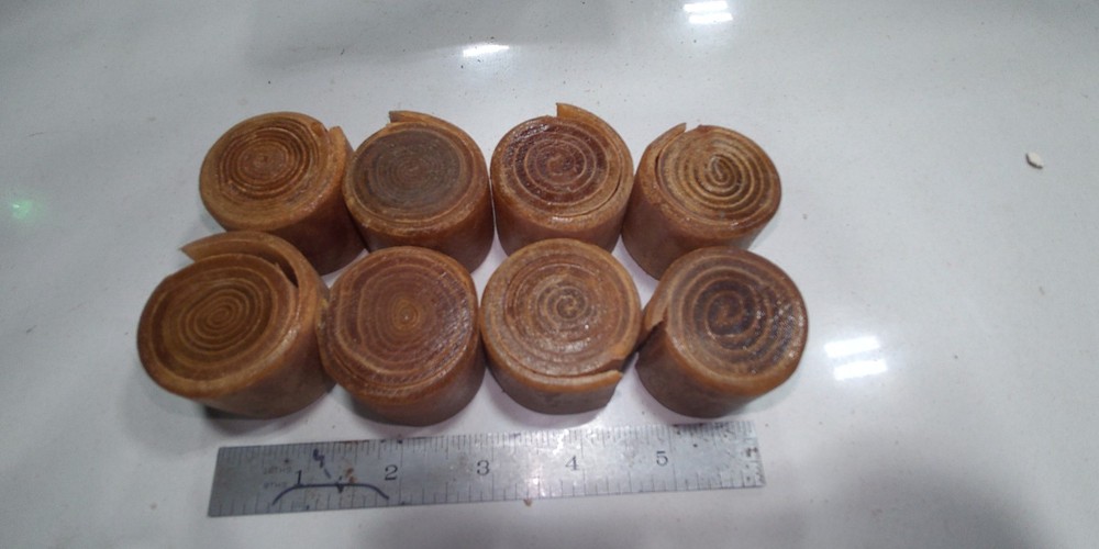 Rawhide Hammer Faces 1.5" Diameter (8) PC.