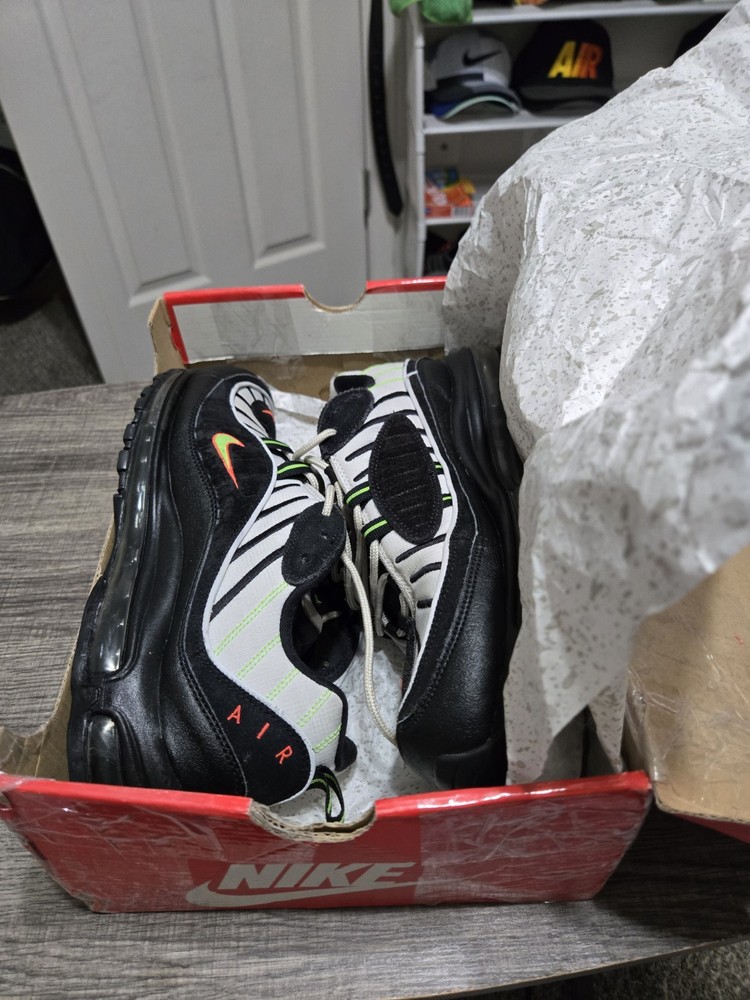 NikeAirMax98,.size:10.5,Highlighter Black