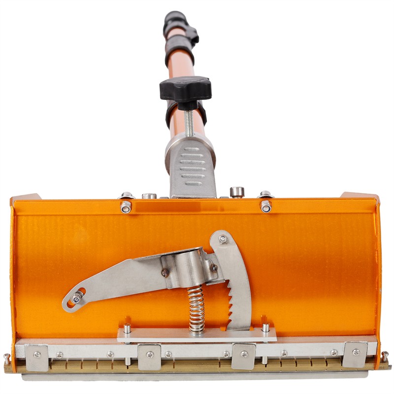 10" Drywall Taping Tools Flat Finishing Box w/ Extendable Handle & 1PC Mudguard