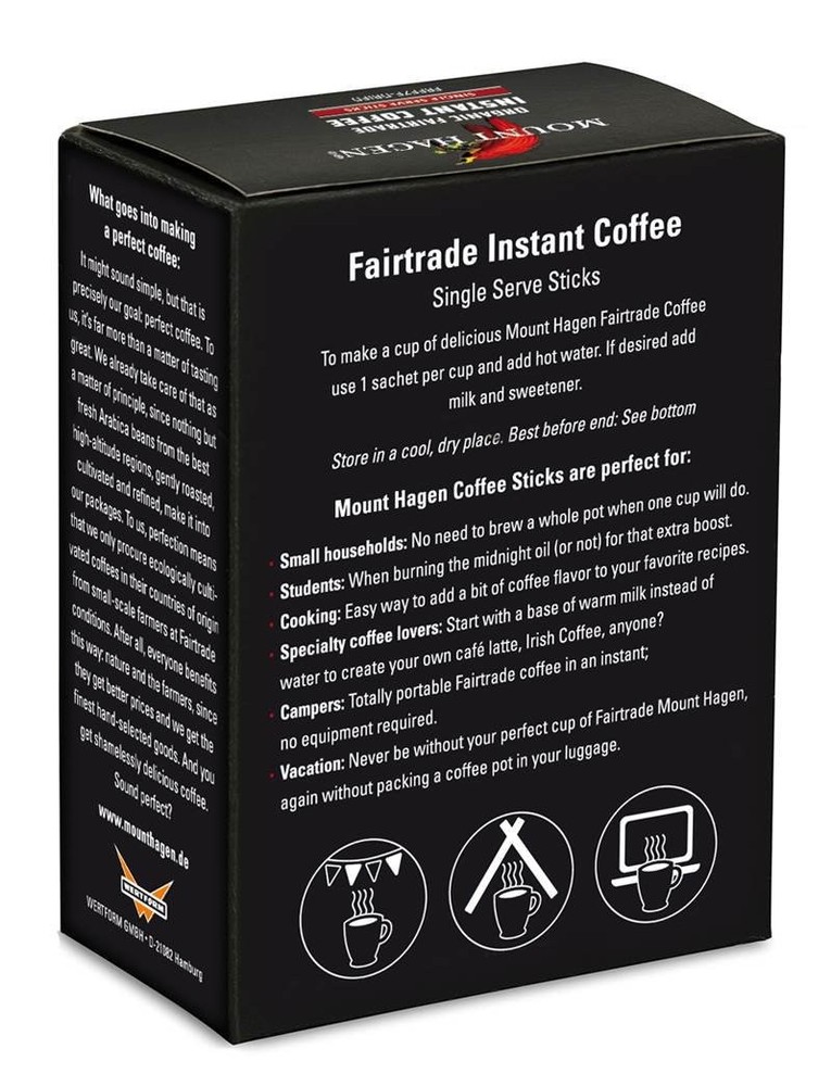 25 Count Single Serve Instant Coffee Packets - 2 Pack | Organic Medium Roast ...