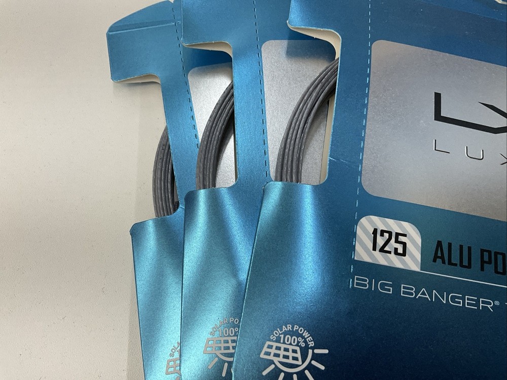 3 Pack Luxilon Alu Power Rough 125