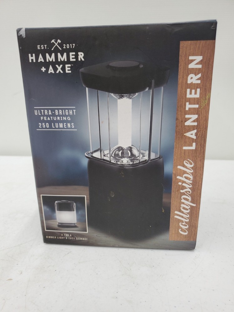HAMMER AXE LIGHT COLLAPSABLE LANTERN  (130679-2 R BY111C)