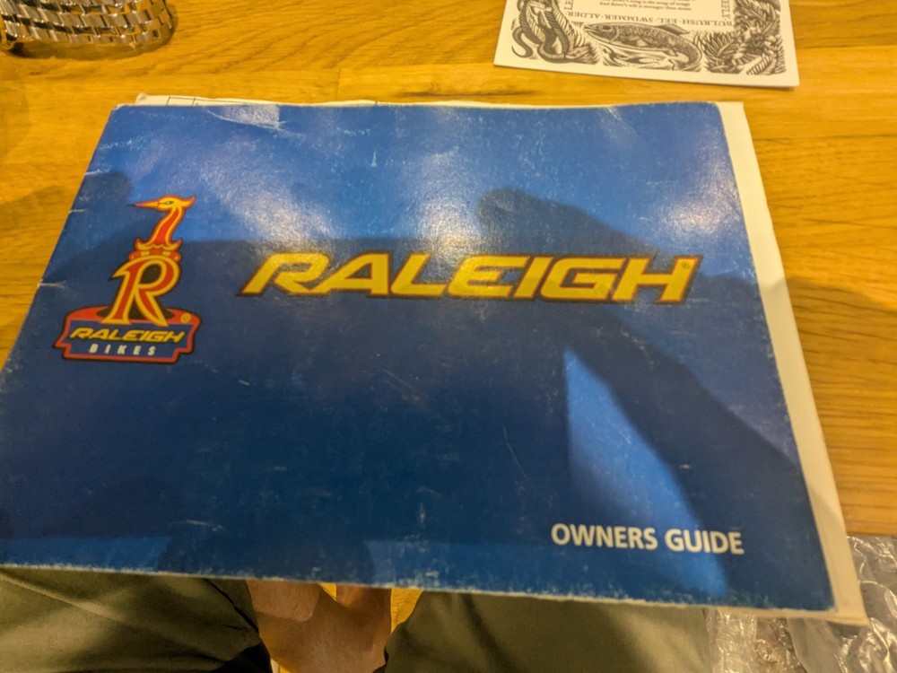 Raleigh Owners Guide