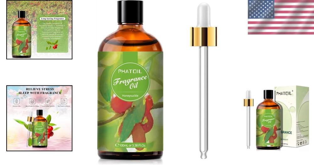 3.38FL.OZ Honeysuckle Aromatherapy Oil - Essential Oil for Diffusers & DIY