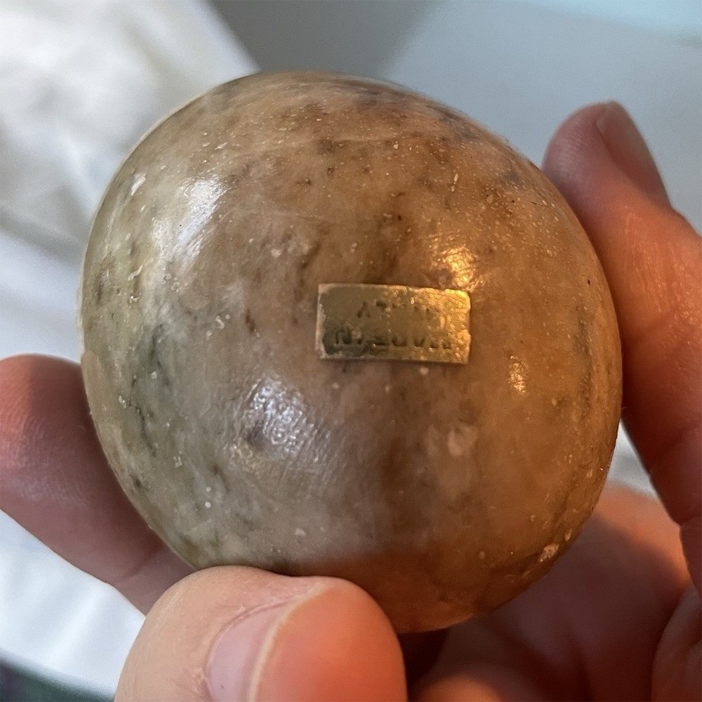 Polished Stone Mineral Egg Decorative Piece