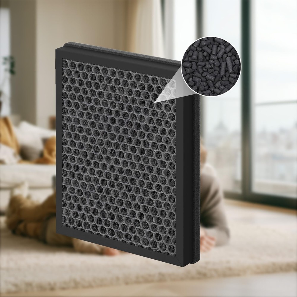 4 Pack ClearAir-A5 Filter Replacement,Efficiency 3-in-1, Compatible with VEWI...