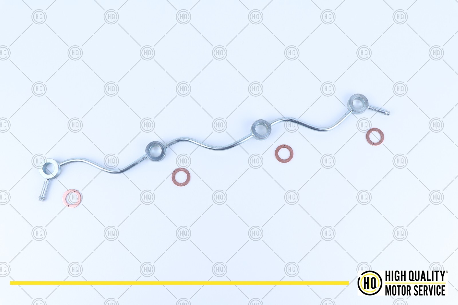 Fuel Return Pipe with washers for Kubota 1C020-42500, V3300, V3600, V3800.