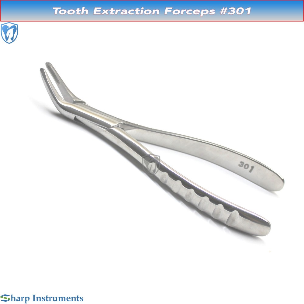 Tooth Extracting Forceps #301 Root Pick Extraction Dental Surgical Instruments