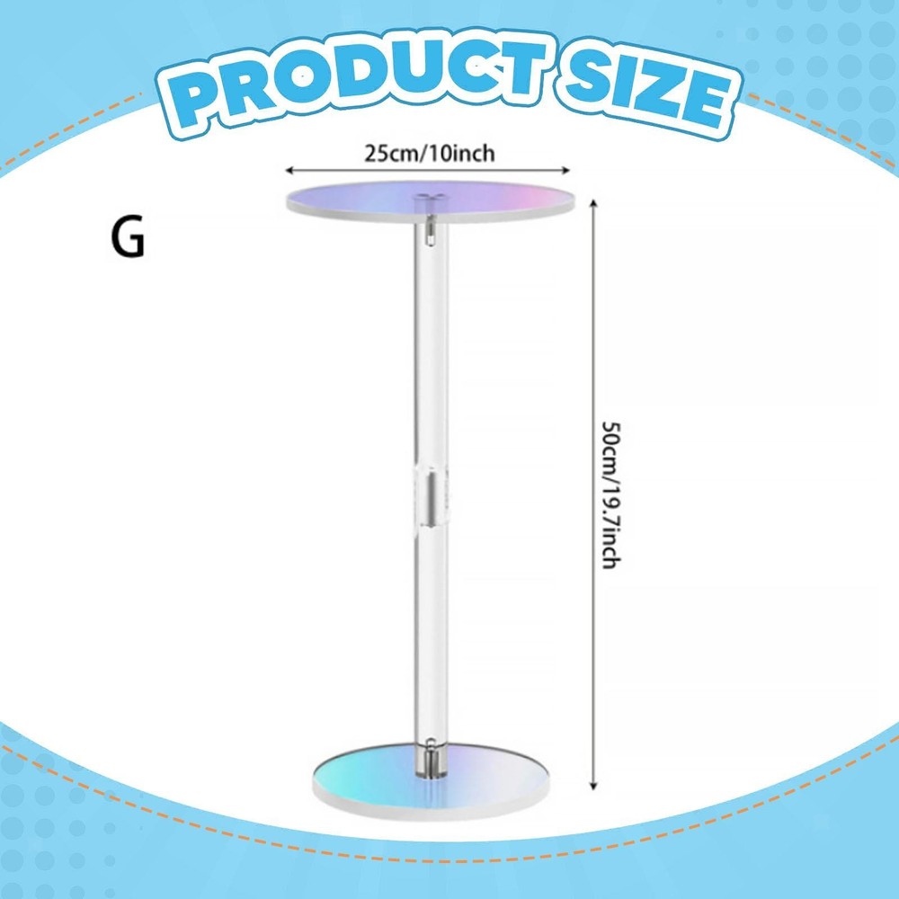 Acrylic Side Table End Table Drink Stand