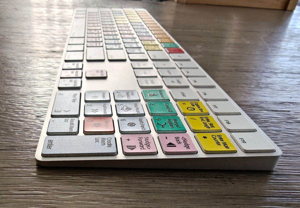 KB Keyboards Avid Pro Tools Apple Magic Keyboard With Num. Keypad Wireless/Wired