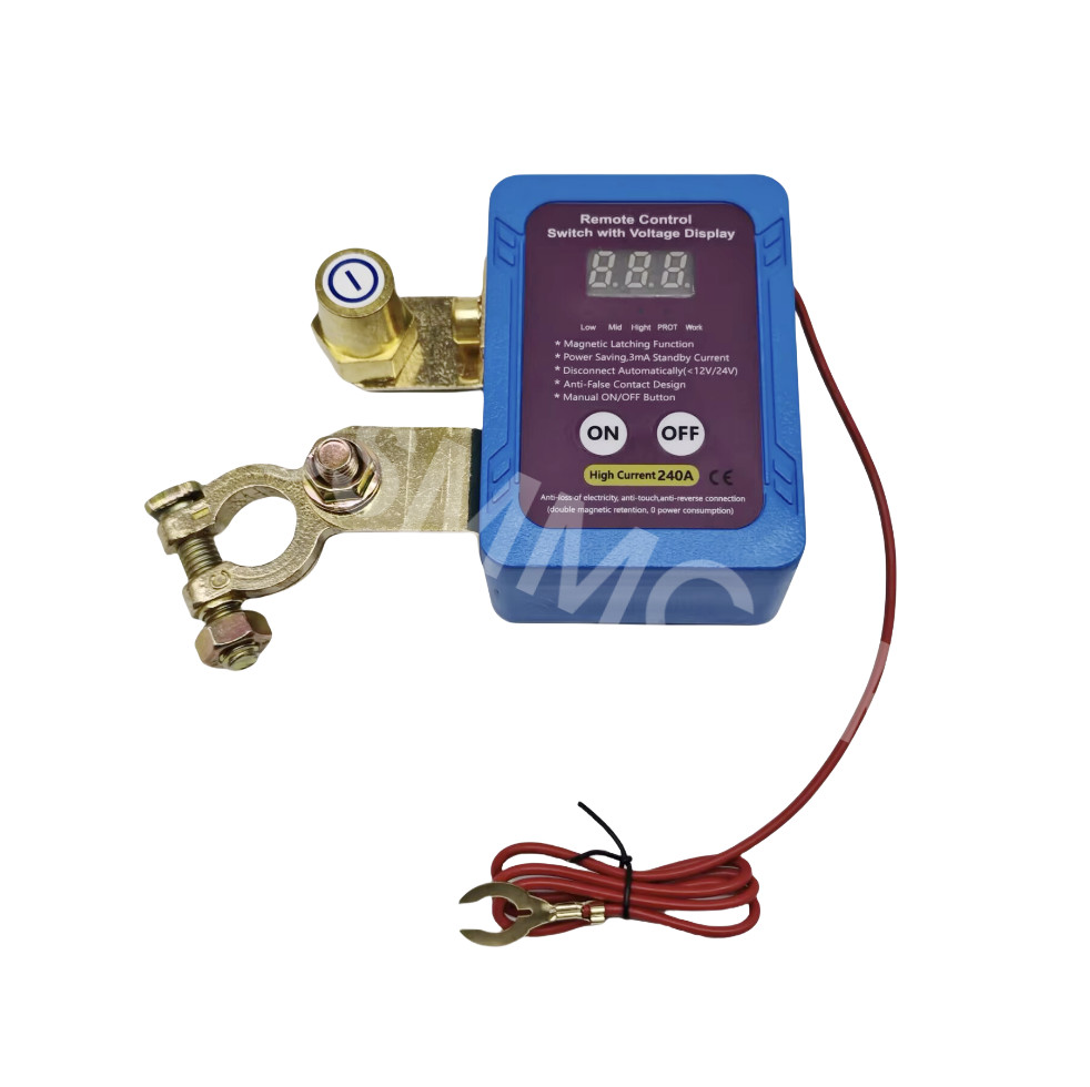 Car Battery Disconnect Switch Wireless Remote Control Power Automatic Cut Off