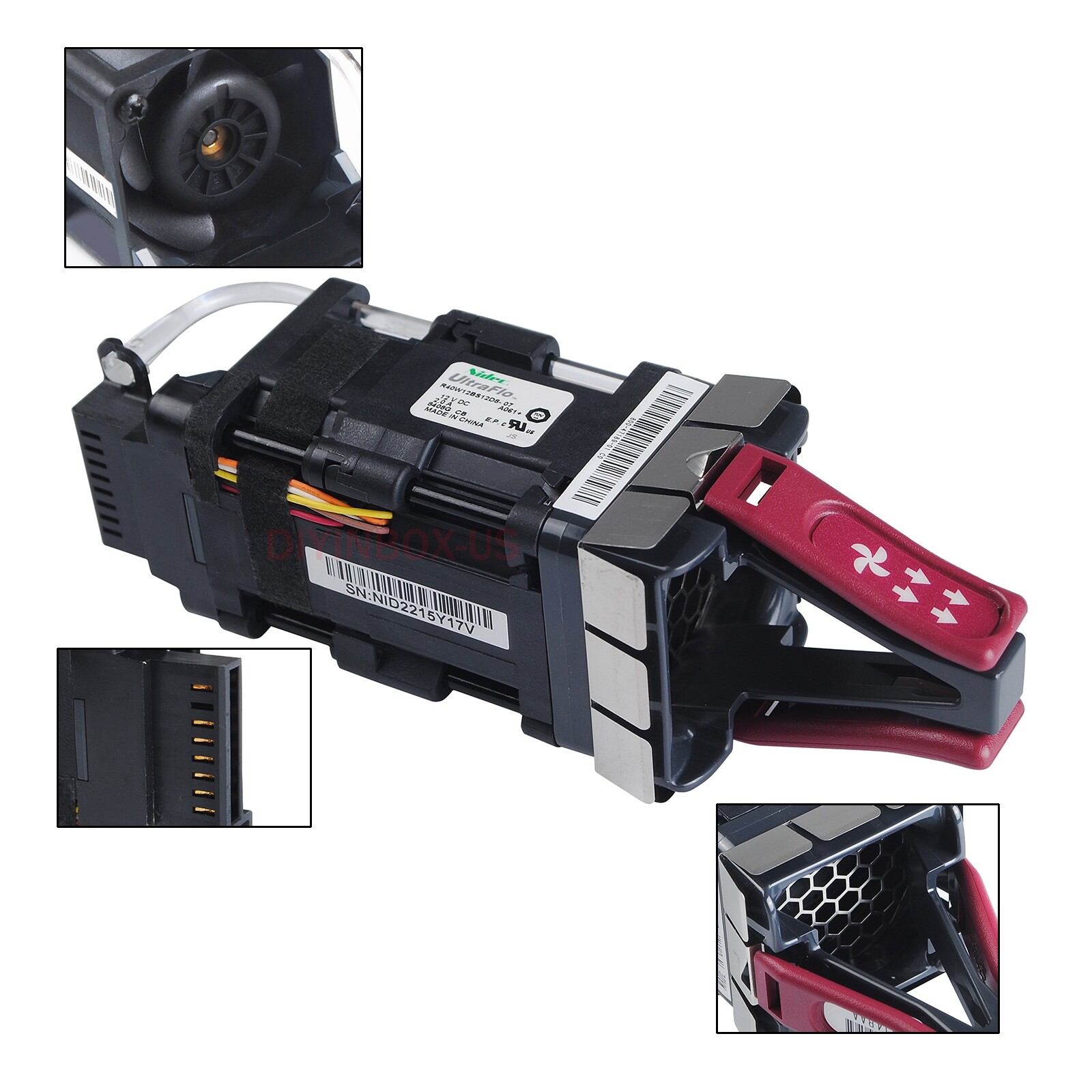 Brand New! Cisco NXA-FAN-35CFM-PI Port-side Intake Serve Fan Burgundy CMUCAJ4BAA