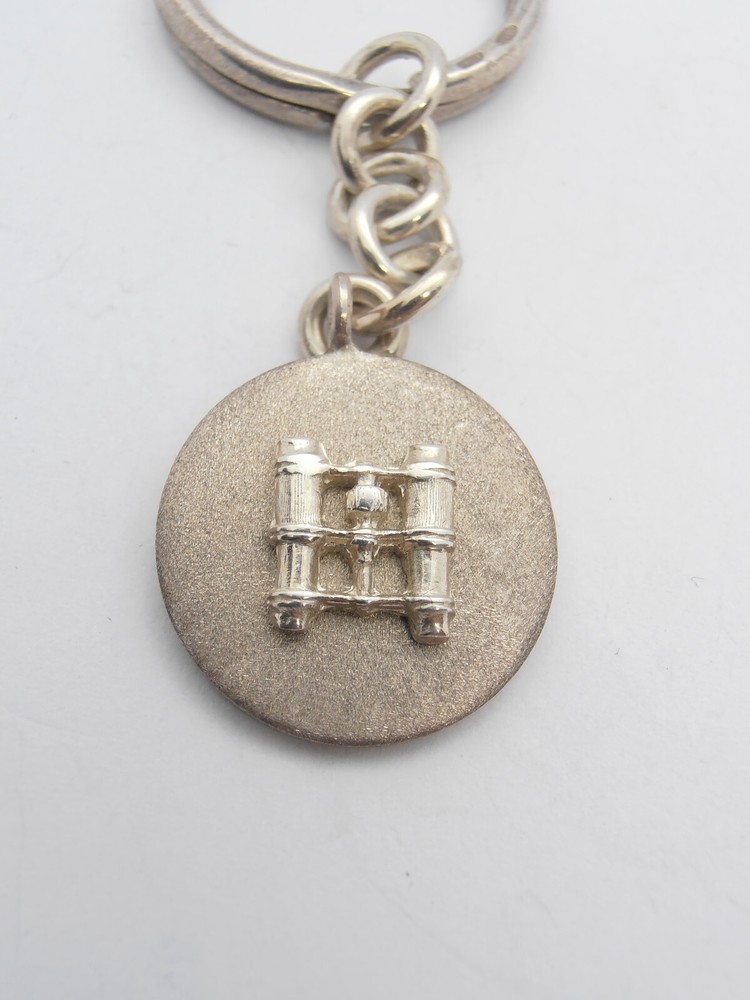 Binoculars: 925 Silver Keychain with Scope