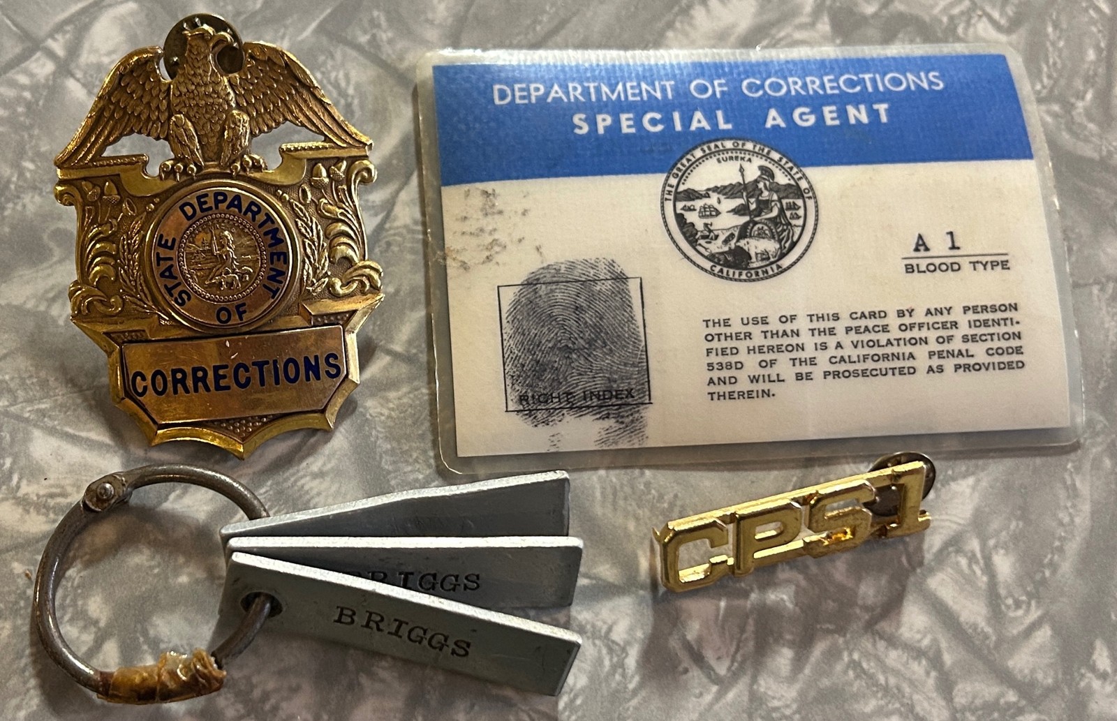 FOLSOM PRISON WARDEN ESTATE LOT BADGES FIRE CAMP PHOTOS WANTED POSTERS AWARDS ++